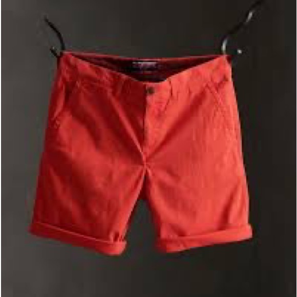 SUPERDRY Sunscorched Red Chino Shorts - Picture 6 of 10